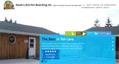 Desktop Screenshot of noahsarkpetboarding.com